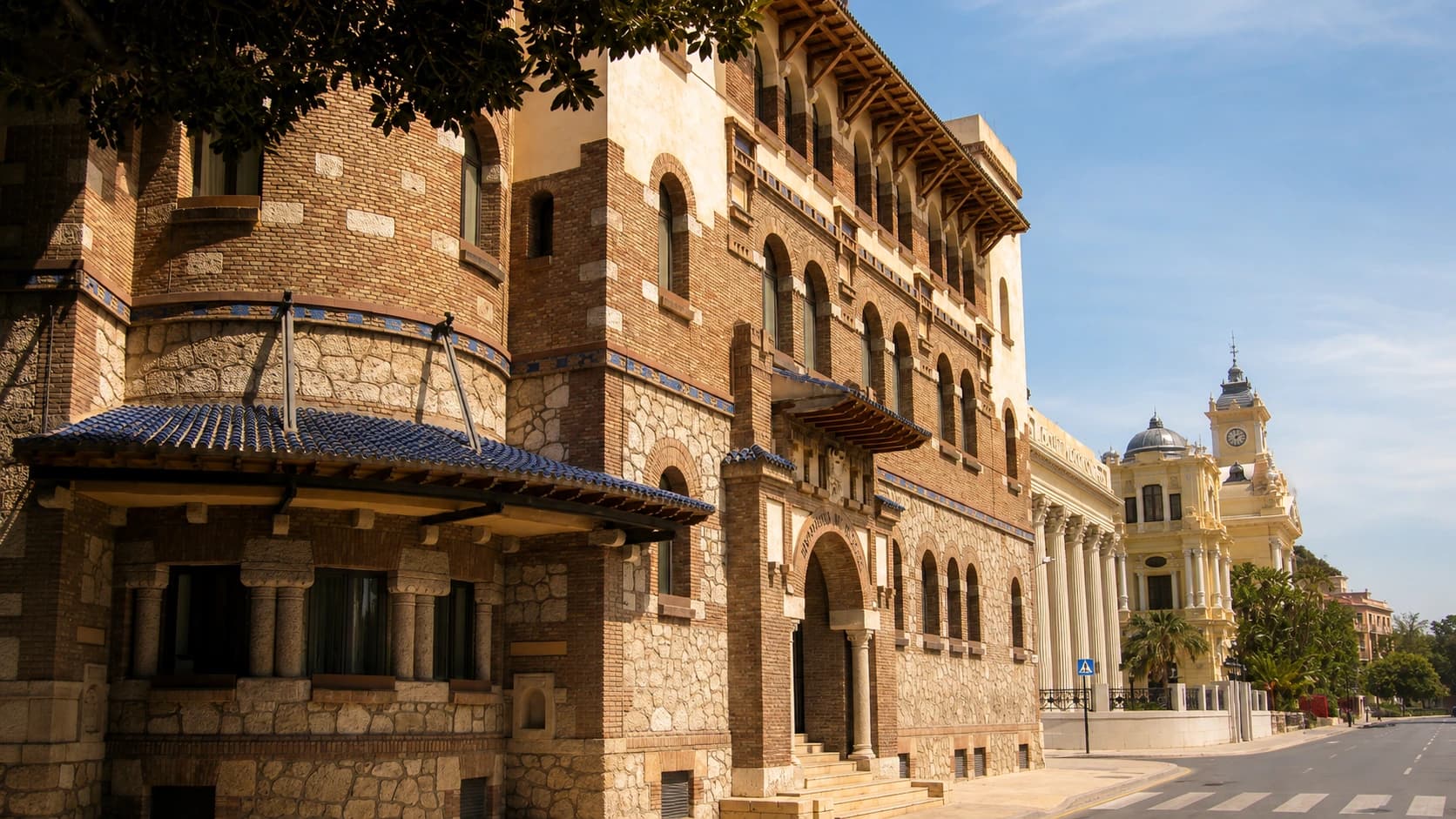 Universidad de Málaga, recreación con IA 2