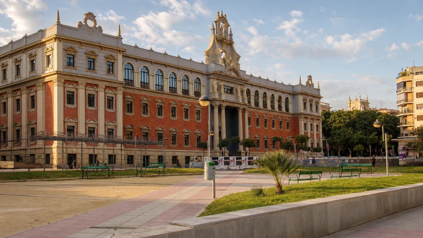 Universidad de Murcia, recreación con IA 2