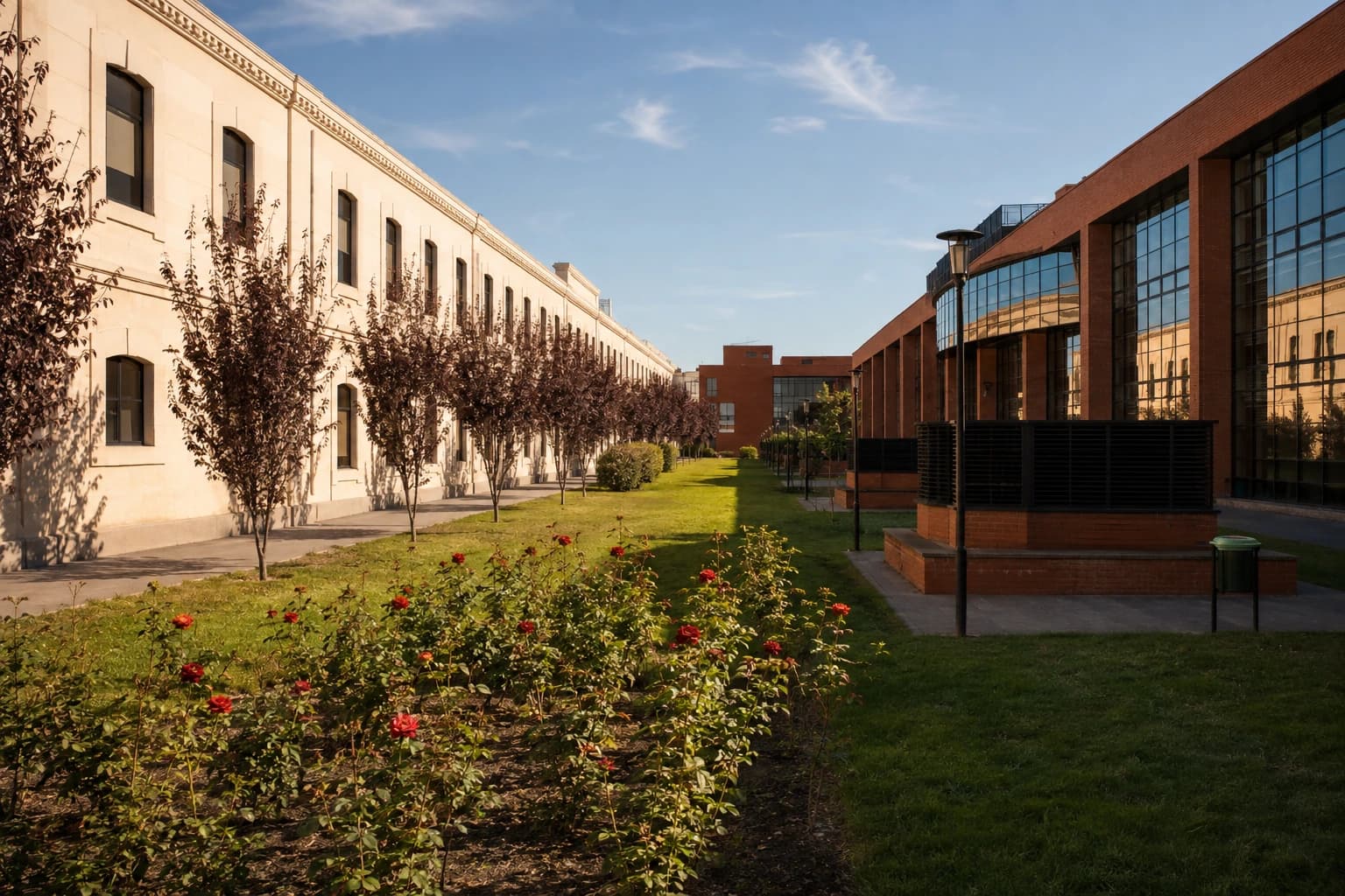 Universidad Carlos III de Madrid, recreación con IA 2
