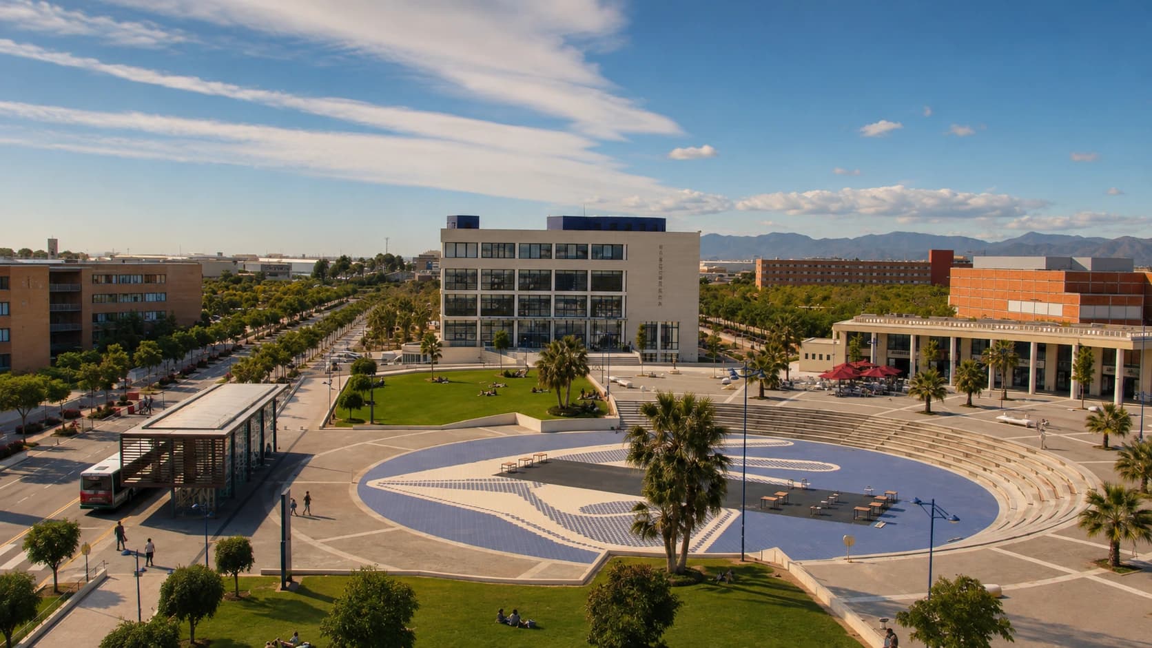 Universidad Jaime I, recreación con IA 2
