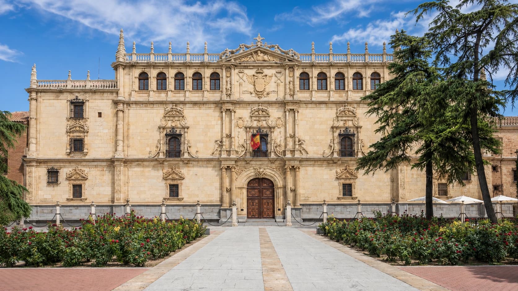 Universidad de Alcalá · Recreación con IA