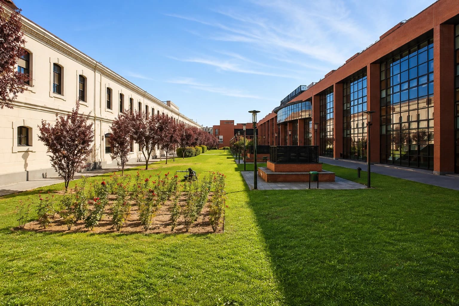 Universidad Carlos III de Madrid · Recreación con IA